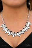 PAPARAZZI "THE CHRIS" VINTAGE VAULT BLACK NECKLACE & EARRING SET ZI COLLECTION