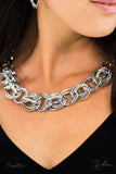 The Michelle Silver Paparazzi 2017 Zi Collection Necklace ~ Vintage