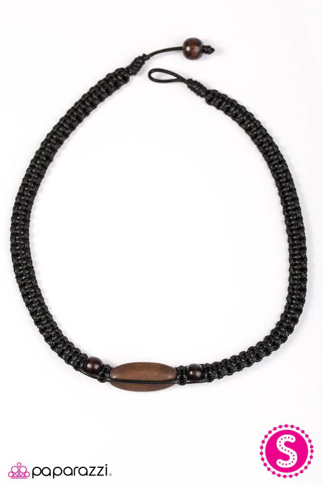Sun And Sand   Paparazzi Brown Urban Necklace