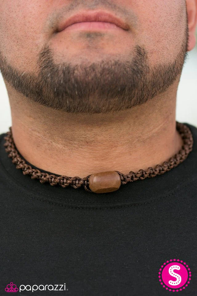Life Is Better At The Beach   Paparazzi Brown urban earrings