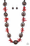 Tropical Tango - Red ~  Paparazzi  Necklace