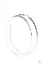 Size Them Up Silver Paparazzi Extreme Oversized Hoop Earrings