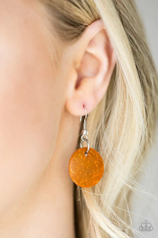 Pacific Paradise - Orange ~ Paparazzi  Necklace