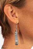 PAPARAZZI "THE HEIDI" SILVER 2018 ZI COLLECTION NECKLACE & EARRING SET