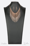 PAPARAZZI "THE DONNALEE" GOLD 2018 ZI COLLECTION NECKLACE & EARRING SET