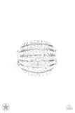 Bling Brilliance - White Blockbuster Paparazzi Ring