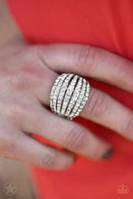 Bling Brilliance - White Blockbuster Paparazzi Ring