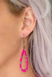 Rio Rainforest Pink Paparazzi Seed Bead Necklace