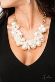 CAPTIVATE ~ 2019 Paparazzi Zi Collection ~ (Vintage) White Pearl Necklace