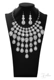 MESMERIZE ~ 2019 Paparazzi Zi Collection (Vintage) White Mesmerizing Necklace