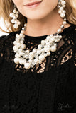 THE LAUREN ~ 2019 Paparazzi Zi Collection ~ Signature Series ~(Vintage) Bubbly White Pearls Necklace