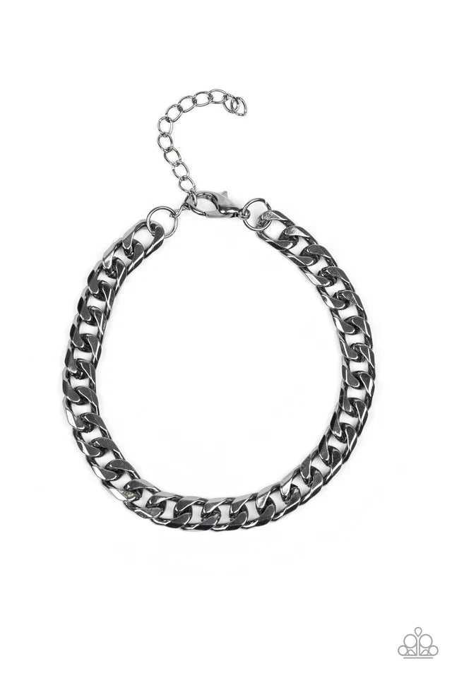 Take It To The Bank  -  Paparazzi Black Men Urban Bracelet