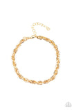 Last Lap  -  Paparazzi -  Men  Gold Urban Bracelet