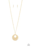 Pearl Panache - Gold Necklace - Paparazzi Accessories