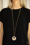 Pearl Panache - Gold Necklace - Paparazzi Accessories