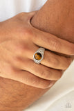 Play It Cool - Brown  Paparazzi Men/Unisex Ring