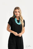 AUTHENTIC ~  Paparazzi 2020  (RETIRED) ZI Collection Turquoise Stone Necklace