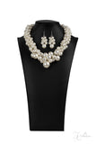 REGAL ~ Paparazzi 2020 (RETIRED) Zi Collection White Pearl Necklace