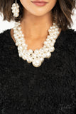 REGAL ~ Paparazzi 2020 (RETIRED) Zi Collection White Pearl Necklace
