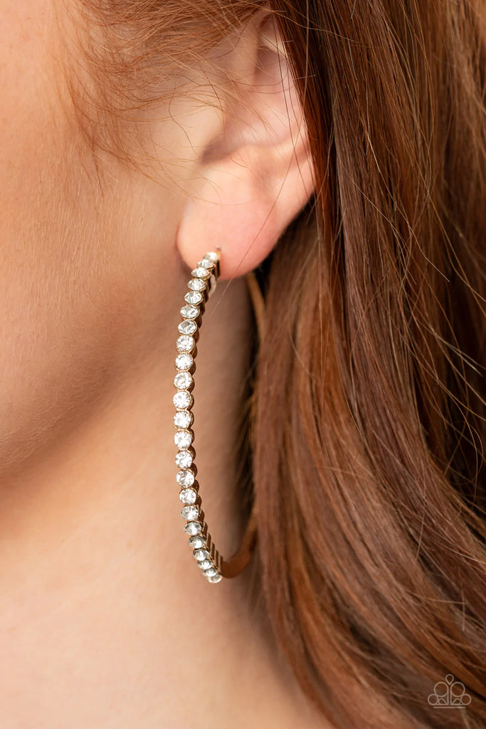 Making Rounds ~ Paparazzi Gold Hoop Earrings