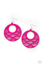 SEA Le Vie! - Pink  Paparazzi Wood Earrings