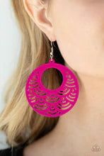 SEA Le Vie! - Pink  Paparazzi Wood Earrings