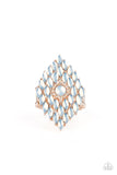 Incandescently Irresistible - Rose Gold Paparazzi Ring