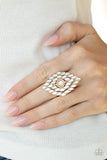 Incandescently Irresistible - Rose Gold Paparazzi Ring