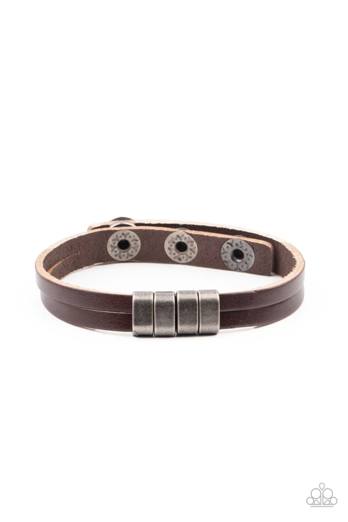Best ROAM-mate Ever  -- Paparazzi  Brown Urban Bracelet