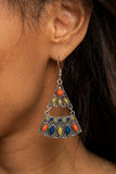 Desert Fiesta - Multi  Paparazzi Earrings