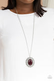 Oh My Medallion - Purple  Paparazzi Accessories