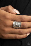 Crystal Corsets - White Paparazzi Ring