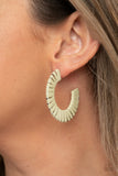 A Chance of RAINBOWS - Green  Paparazzi Accessories Earrings