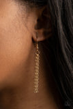 3-D Drama - Gold  Paparazzi Accessories Necklace