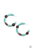 Definitely Down-To-Earth - Blue Paparazzi Accessories