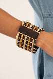 Cayman Carnival - Multi Paparazzi Urban Wood Bracelet