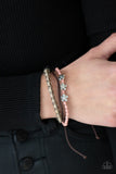 Raffia Remix - Pink  Paparazzi Sliding Knot Urban Bracelet