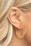 Moon Child Charisma - Gold Paparazzi Clip On Earrings