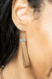 Majorly Moonstruck - Brown Half Moon Hammered Paparazzi Necklace