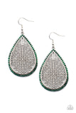 Fleur de Fantasy - Green Paparazzi Accessories