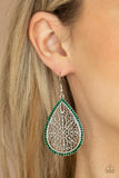 Fleur de Fantasy - Green Paparazzi Accessories