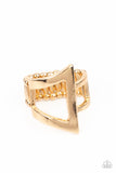 Rebel Edge - Gold Paparazzi Accessories