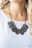 Industrial Wave - Black Paparazzi Necklace