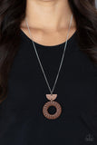 Homespun Stylist - Brown Paparazzi Urban Necklace