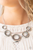 Solar Cycle - Silver Paparazzi Necklace