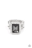 Glamorously Glitzy - Silver  Paparazzi Ring