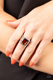 Glamorously Glitzy - Brown  Paparazzi Ring