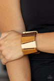 Barbados Backdrop - Multi Paparazzi Stretchy Wood Bracelet