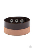 MOUNTAIN MAN to MOUNTAIN MAN - Brown  Paparazzi Leather Wrap Bracelet