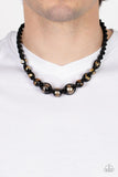 Loose Cannon - Gold Paparazzi Unisex Urban Necklace